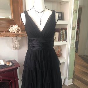 Black cocktail dress